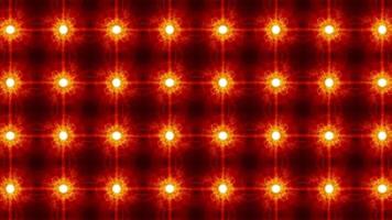 Abstract Loop Glowing Stars Mosaic Pattern Light Wall video