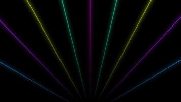 linhas de laser coloridas video