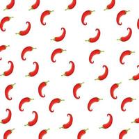 Isolated chillis background vector design