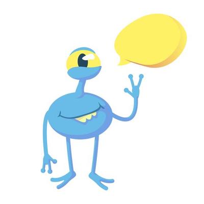 Blue Alien Vector Art, Icons, and Graphics for Free Download