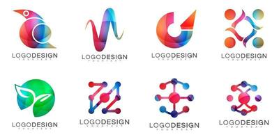 diseño de logotipo vectorial minimalista moderno vector