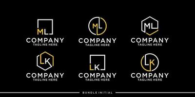 Logo Design Inspiration Companies Initial Letters Stock Vector (Royalty  Free) 1347189131