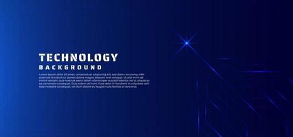 Technology background line data flow and glow light concept. vector