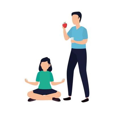 Healthy Lifestyle Vector Art, Icons, and Graphics for Free Download