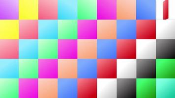 Abstract Square Grid Colorful Window Pattern video