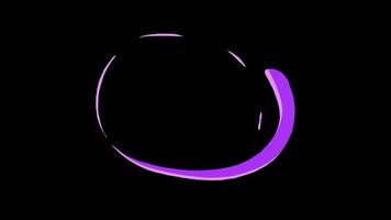 élément de forme liquide violet video