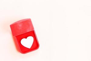 Ring box with heart photo