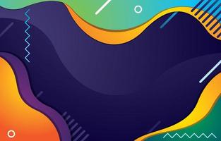 Simple Wave Background Concept and Geometric Accent vector