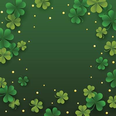 St Patrick's Day Clover Background