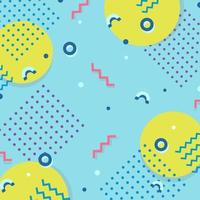 Geometric Memphis Background vector