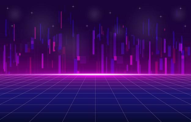 Virtual Retro Future Environment Concept