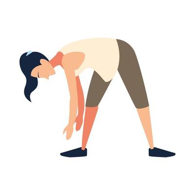 Hamstring Stretch Vector Art, Icons, and Graphics for Free Download