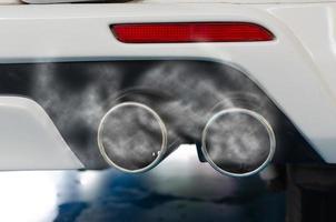 Car exhaust pipe photo