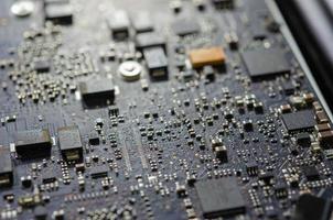 Computer circuit board photo