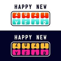happy new year with 2021 scoreboard. concept of flipboard numerical, celebrate 2021 calendar template. flat style trend modern design vector illustration.