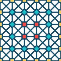 Ornament Vector seamless pattern. Modern stylish texture. Repeating geometric square grid. Simple graphic design. Trendy hipster sacred geometry