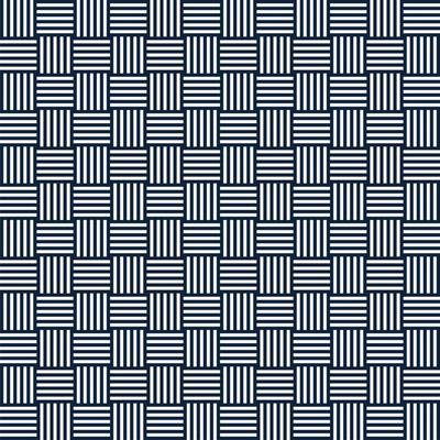 Vector Abstract geometric seamless pattern of striped squares. Repeating geometric tiles. Vertical and horizontal lines