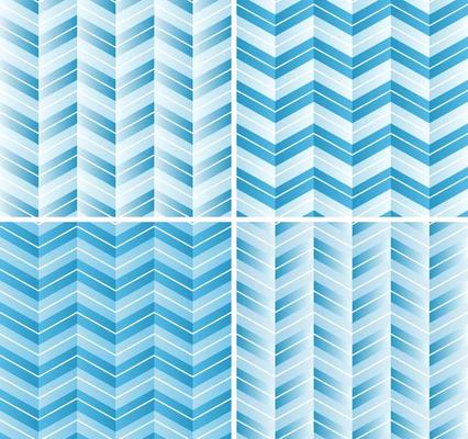 Seamless Chevron Pattern in blue gradient Color. Nice background for Scrapbook or Photo Collage. Modern Christmas Backgrounds