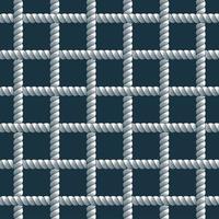 Rope seamless pattern, trendy vector wallpaper background. Cord with knots stylish endless illustration. Usable for fabric,. Wallpaper, wrapping, web and print