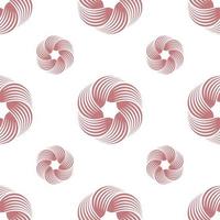 Abstract swirl or twisted geometric seamless pattern. Geometric simple print. Vector repeating texture. Background vector.