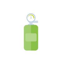 oxygen tank icon isolated on white, vector