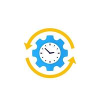 productivity, production efficiency vector icon