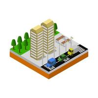 Isometric Office and Corporate Building vector