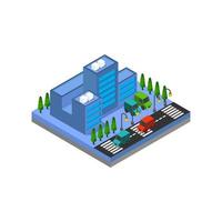 Isometric Office and Corporate Building vector