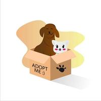 Illustration adopt pets design