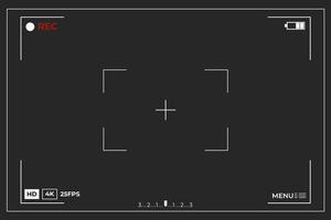 imágenes de la cámara vista focal vector