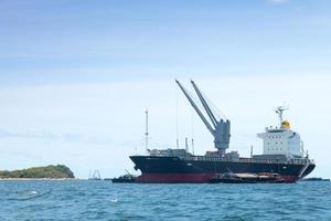 Large cargo ship photo