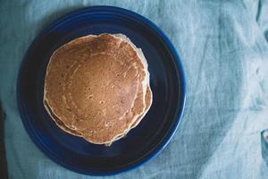 Pancakes on plate photo