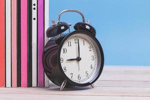 Close-up of an alarm clock photo