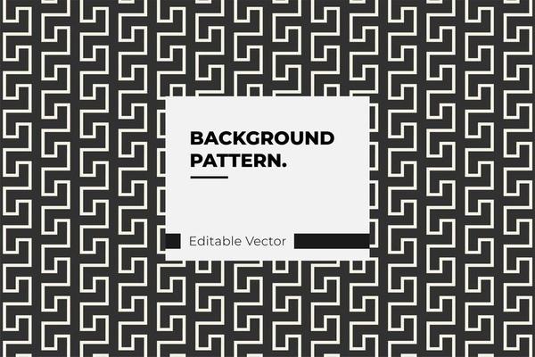 Interlocking White Lines Pattern