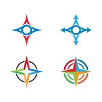 Compass logo images vector