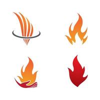 Fire logo images vector