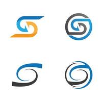 Letter s logo images  illustration vector