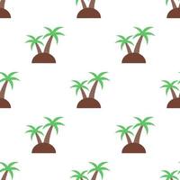 Seamless coconut tree pattern background,Vector and Illustration. vector