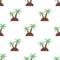 Fondo, vector e ilustración del modelo inconsútil del árbol de coco.