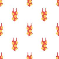 Seamless swimming suit pattern background. vector