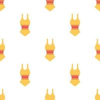 Seamless swimming suit pattern background. vector