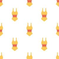 Seamless swimming suit pattern background. vector