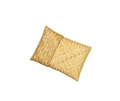 Woven wicker bag photo