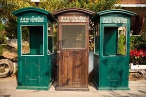 Old phone booths photo