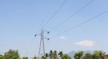 Torre de electricidad de alta tensión en Tailandia
