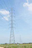 High voltage poles photo