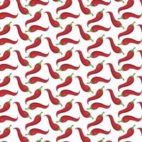 Red pepper pattern vector