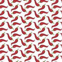 Red pepper pattern vector