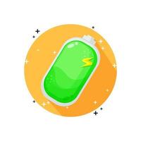 Battery icon vector design