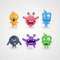 cute alien mascot character design 3809251 Vector Art at Vecteezy